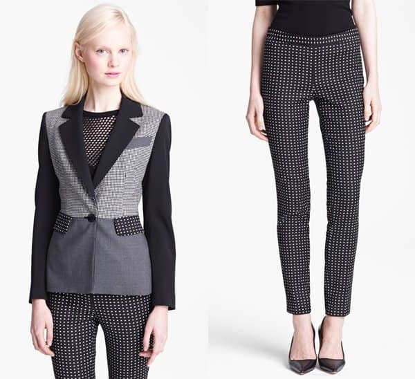 Moschino Cheap Chic showcases a unique blend of patchwork and polka dots for a standout style statement
