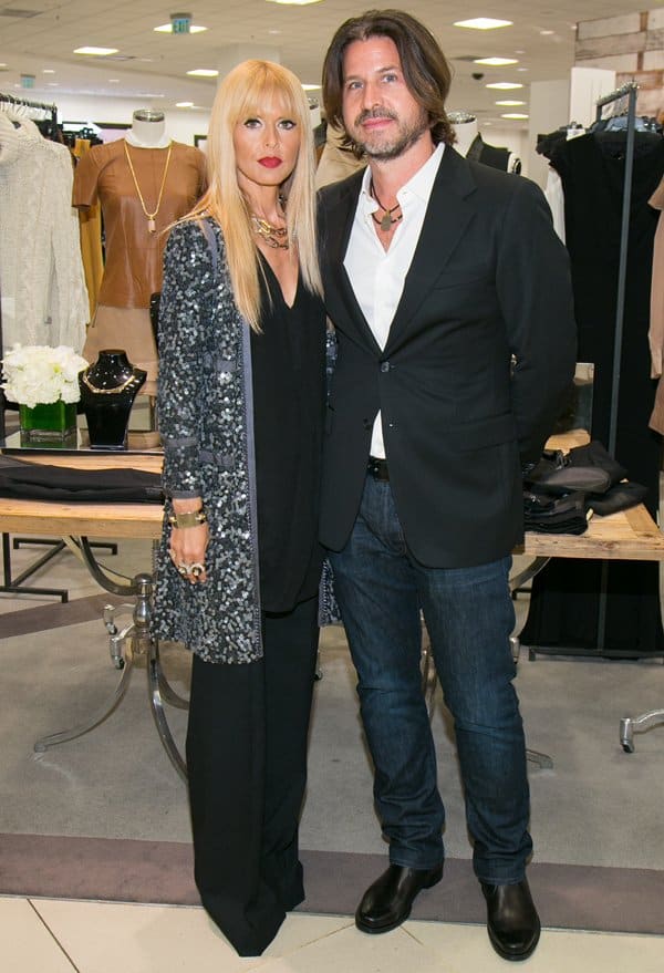 Rachel Zoe alongside her husband, Rodger Berman, at her Fall/Winter 2013 line presentation for Bloomingdale's in Los Angeles