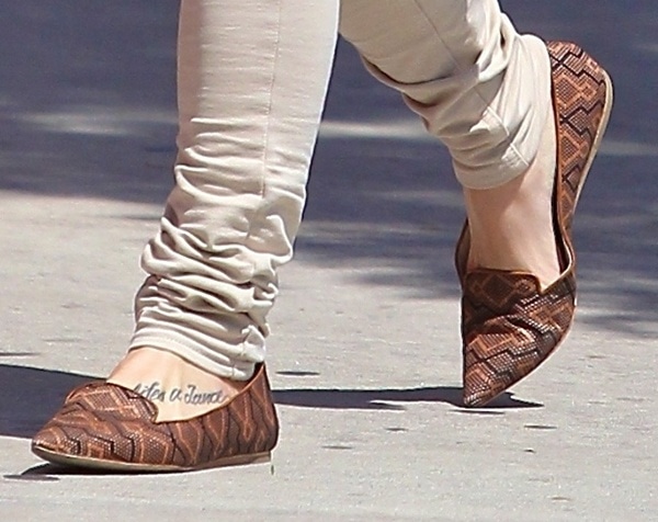 Ashley Greene loves her Matt Bernson flats