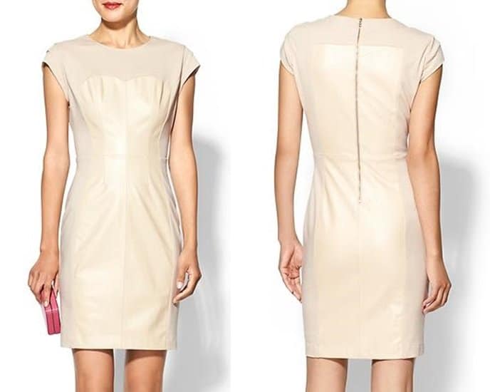 The Ark  Co. Leather Body-Con Dress is perfect for making a bold fashion statement