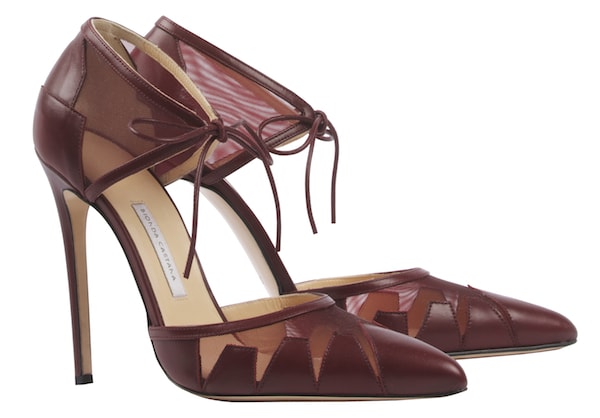 Bionda Castana “Lana” Pumps in Bordeaux Leather
