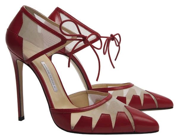 Bionda Castana “Lana” Pumps in Red Leather