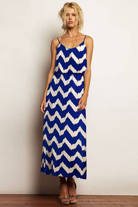 Elegant and Effortless: Halle Berry's 'Valeria' long dress by Tbags Los Angeles, perfect for a chic maternity look — $202