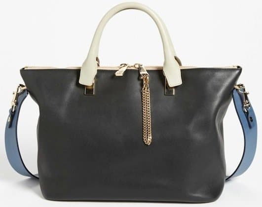 Chloé "Baylee" Small Shoulder Bag in Black