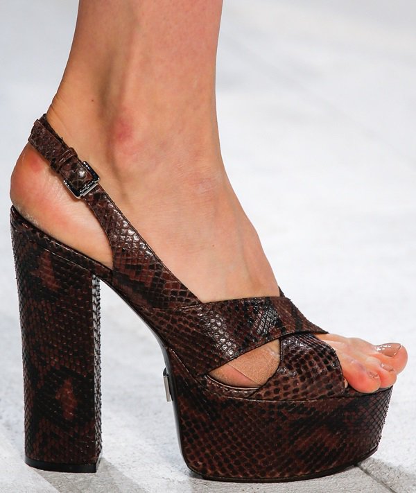 A sneak peek at the shoes from Michael Kors' spring 2014 lineup held during the Mercedes-Benz Fashion Week