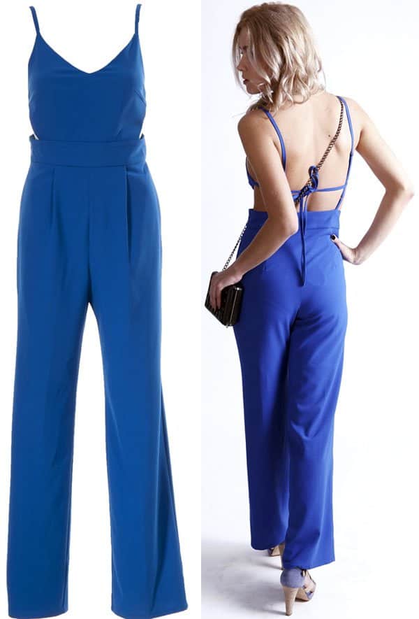 Jovonna London Kloss Jumpsuit in Blue