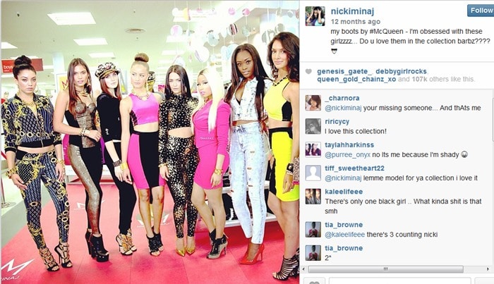 Nicki Minaj was at Kmart taping for an appearance on 'Good Morning America'