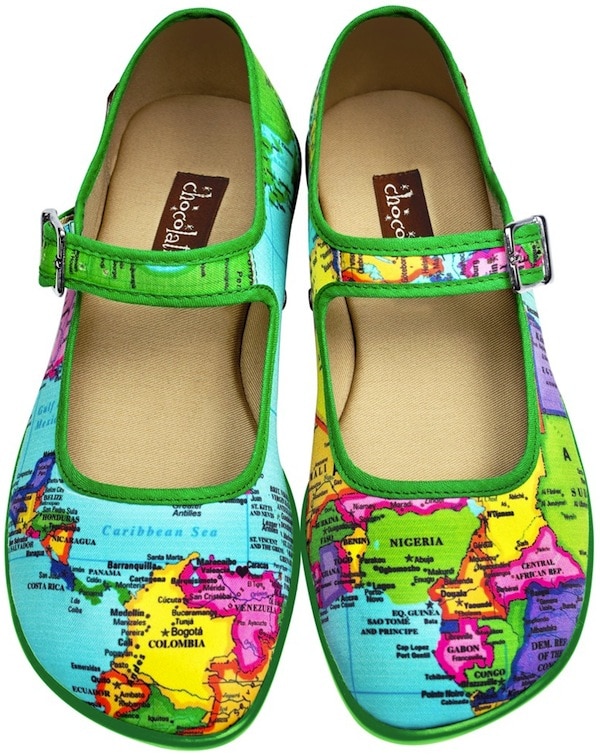 Chocolaticas Bon Voyage Mary Jane Flats