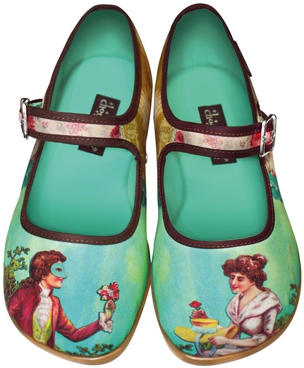 Chocolaticas Courtly Poetry Mary Jane Flats