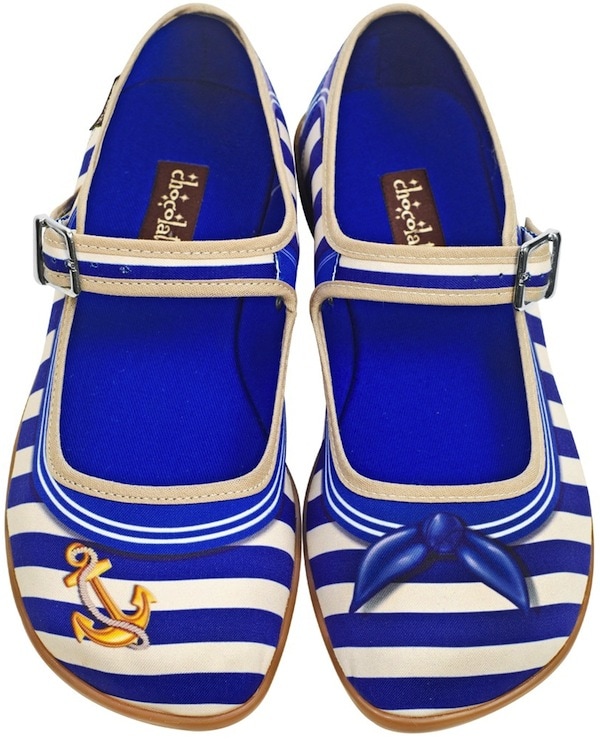 Chocolaticas "Sailor" Mary Jane Flats