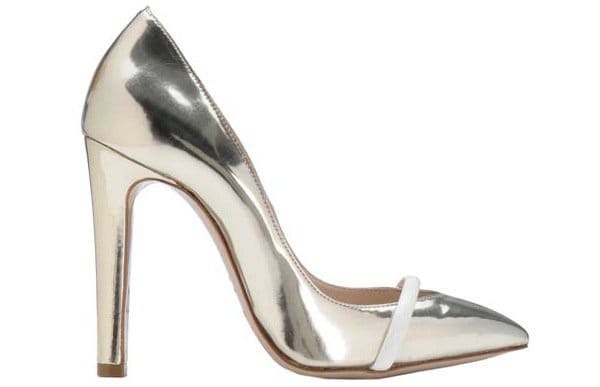 Ruthie Davis "Narcissus" Pumps in Light Gold