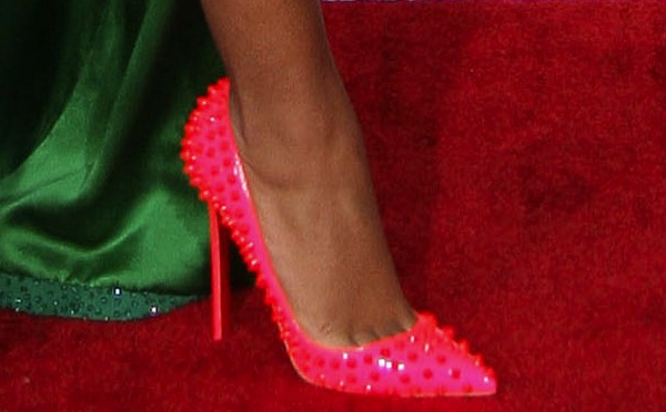 Solange Knowles wearing Christian Louboutin heels
