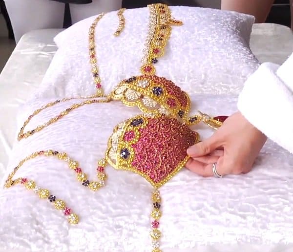 The 2013 Victoria’s Secret Fantasy Bra, valued at approximately $10 million, crafted by Mouawad