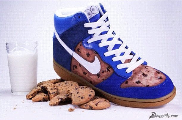 Custom-Designed Cookie Monster Nike Dunks by Diversitile