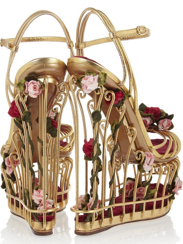 Dolce and Gabbana Cage Sandals