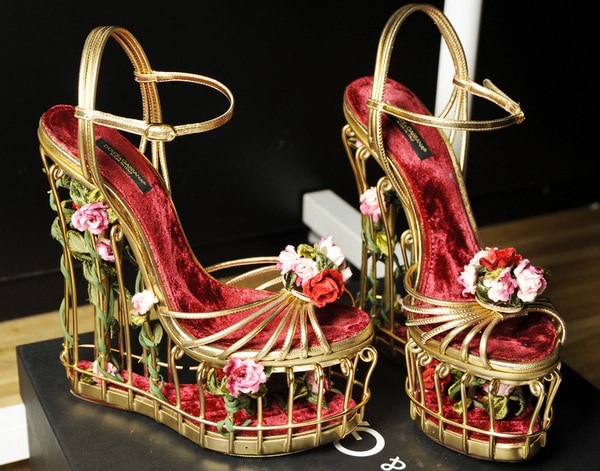 Dolce and Gabbana Cage Sandals