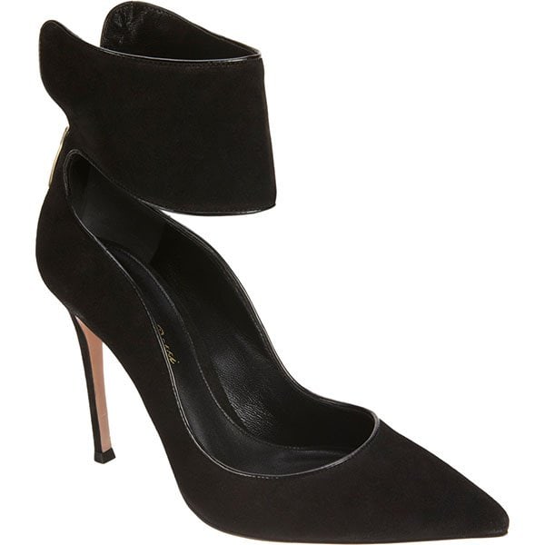 Black Gianvito Rossi Ankle-Wrap Pumps