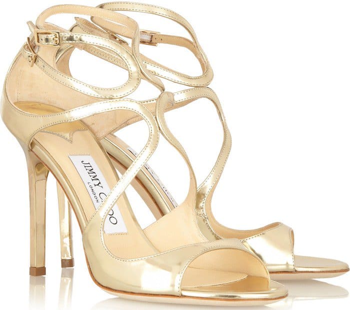Jimmy Choo Lance Sandals Metallic