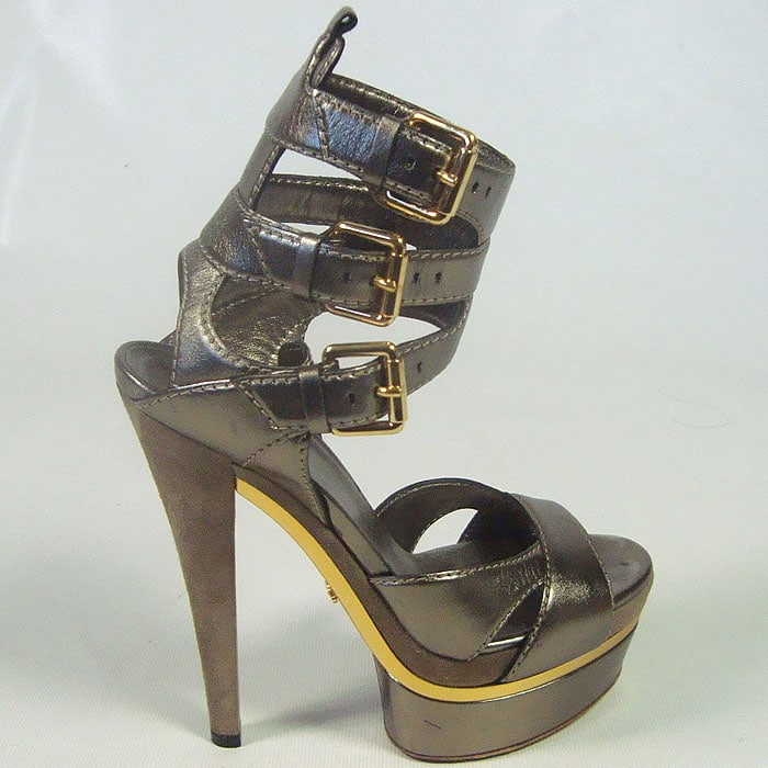 Gucci stripper platform sandals from Kim's early days
