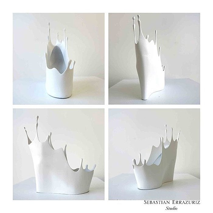 Sebastian Errazuriz’s ‘Ice Queen’ shoe, designed with jagged edges resembling icy spikes, embodies the cold and distant nature of a former lover