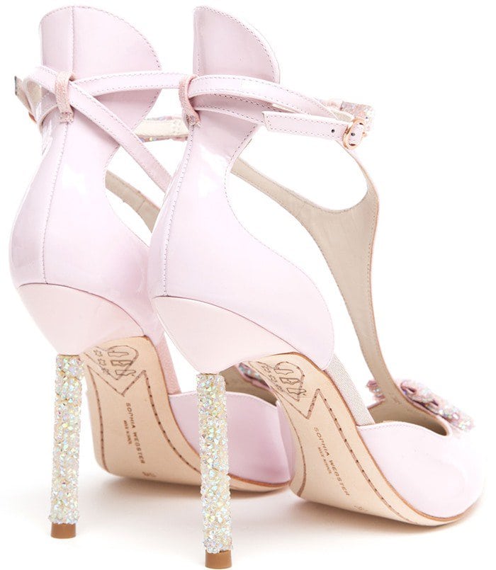 Sophia Webster "Eva" Pumps in Pink Patent Leather