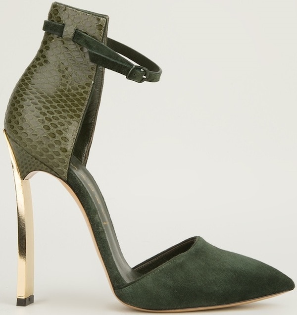 Casadei "Bladeone" Pump in Green