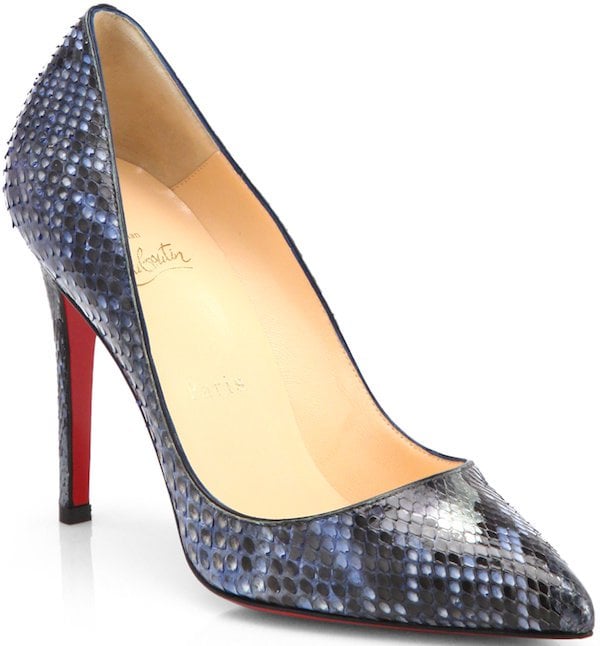 Christian Louboutin "Pigalle" Python Pump