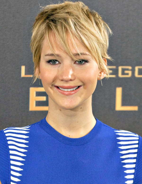 Jennifer Lawrence's diamond earrings from Monique Péan