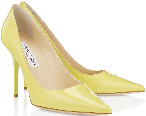 Jimmy Choo "Abel" Pumps in Lemon