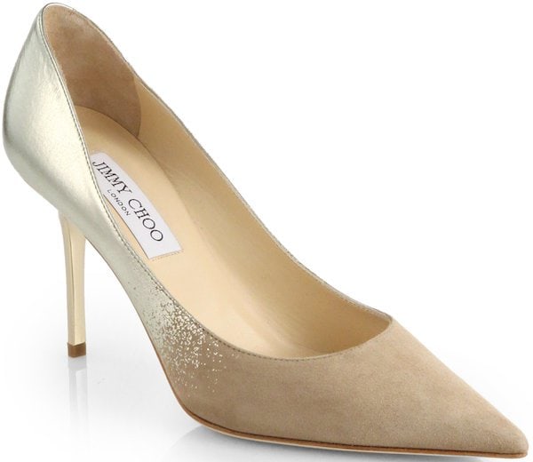 Jimmy Choo "Agnes" Nude Degrade Pump