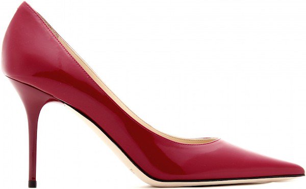 Jimmy Choo "Agnes" Pump in Raspberry