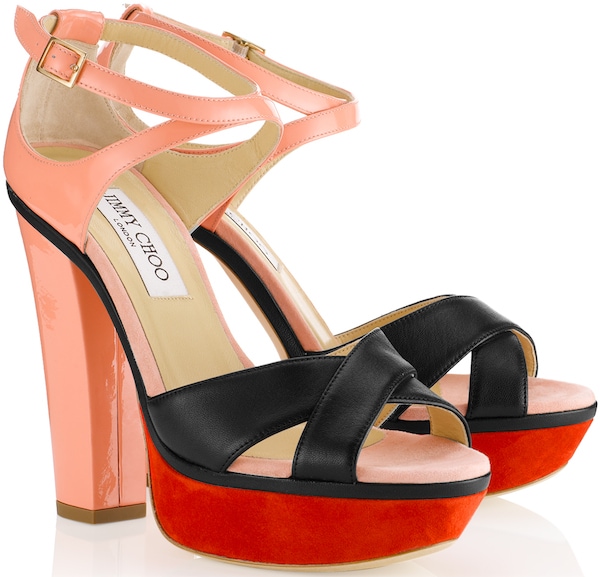 Jimmy Choo "Tiber" Platform Sandals
