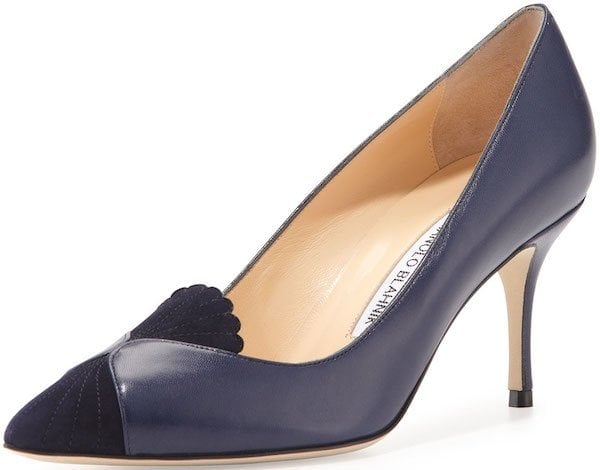 Manolo Blahnik "Ponte" Loafer Pump