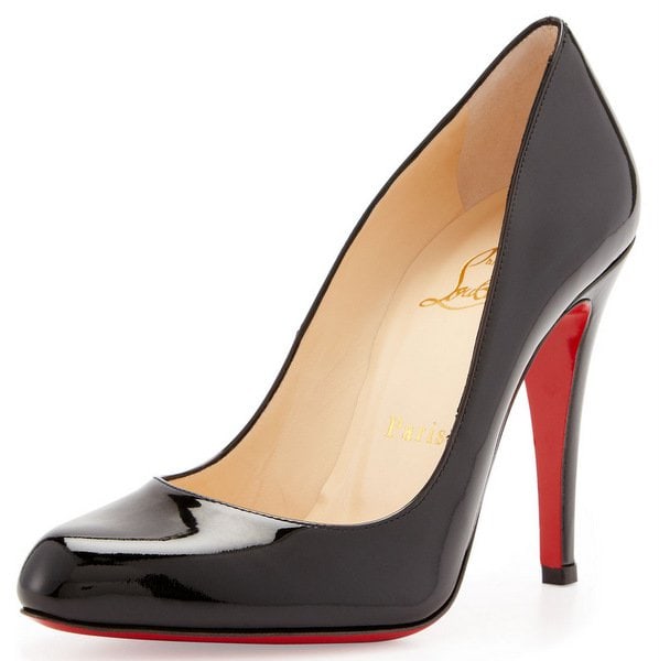 Christian Louboutin Decollette Patent Red Sole Pump