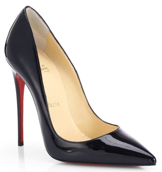 Black Christian Louboutin So Kate Pumps