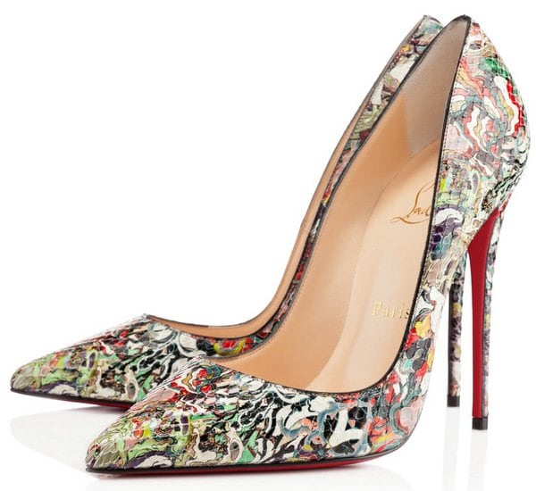 Christian Louboutin So Kate Pumps in Python Falence