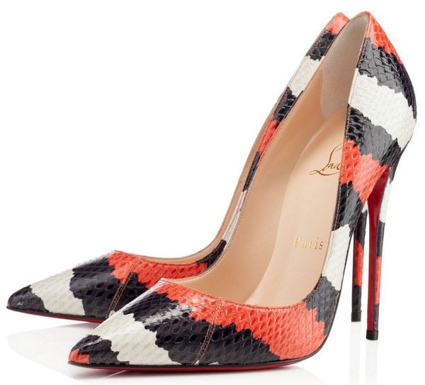Christian Louboutin So Kate Pumps in Watersnake