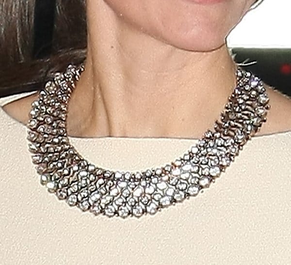 Kate Middleton sparkles with an affordable Zara bead necklace