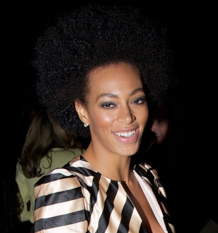 Solange Knowles at a special screening of The Great Gatsby held at the Museum of Modern Art in New York City, New York, on May 6, 2013