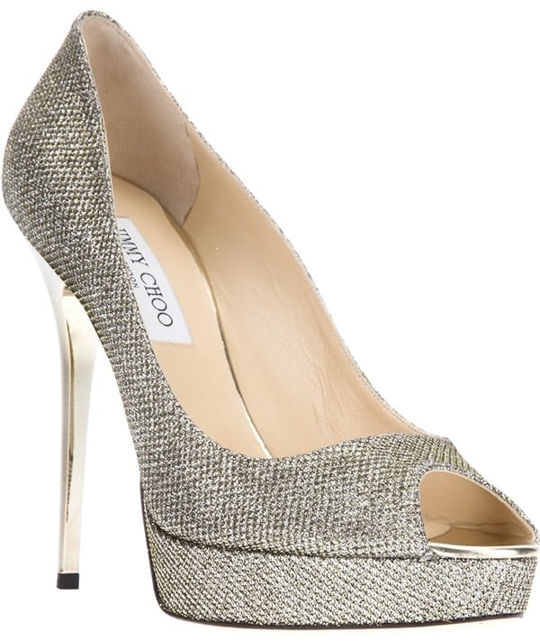 Jimmy Choo "Crown" Pumps in Bronze
