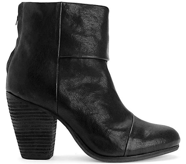 RAG BONE Newbury Boots in Black Leather