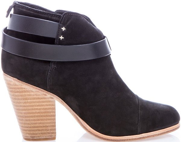 Rag Bone 'Harrow' Nubuck Boots in Black