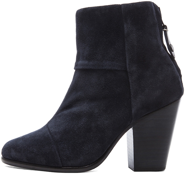 RAG BONE Newbury Boots in Black Suede