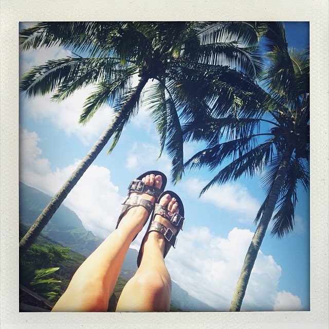 Rosie Huntington-Whiteley shared this envy-inducing picture of her feet up in the air Rosie Huntington-Whiteley shared this envy-inducing picture of her feet up in the air