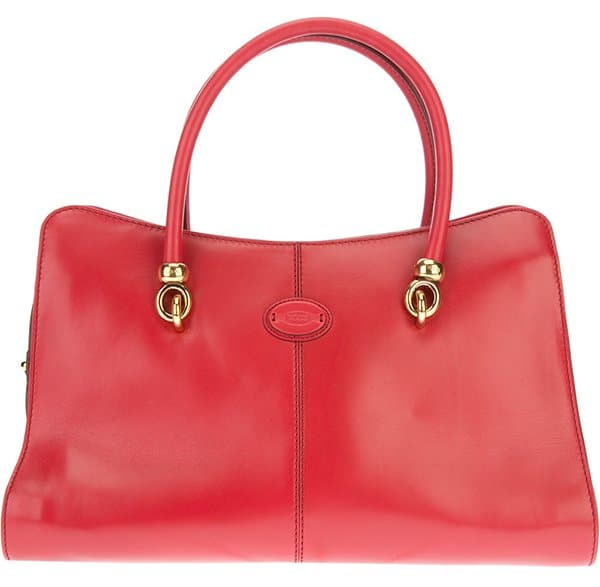 Strawberry Red Tod's Tote Bag