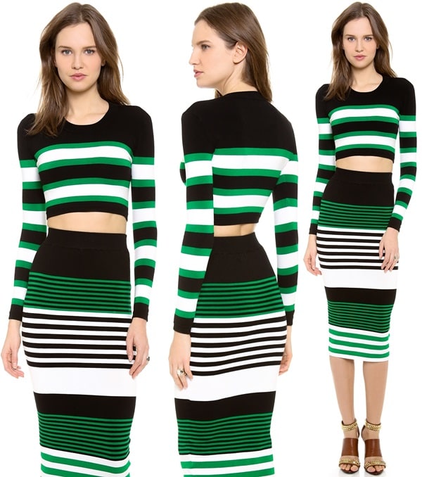 Torn by Ronny Kobo Emma Crop Top