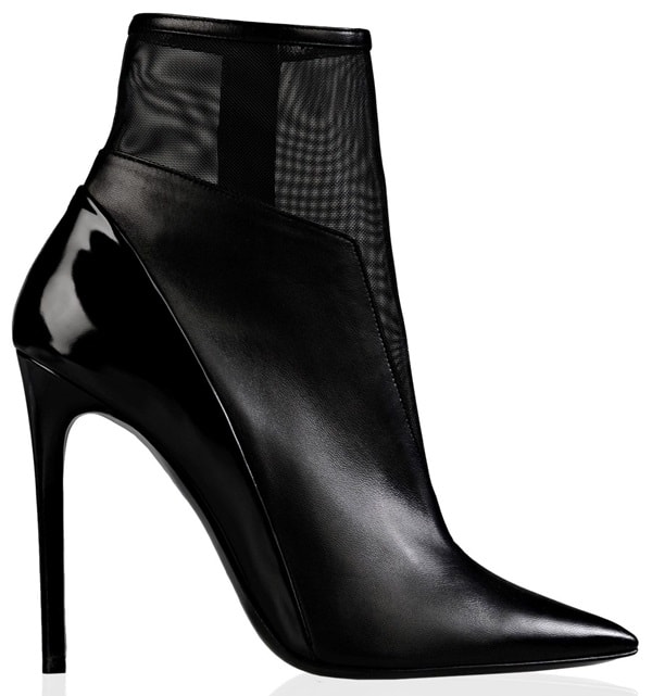 Barbara Bui Mesh-Detailed Ankle Boots