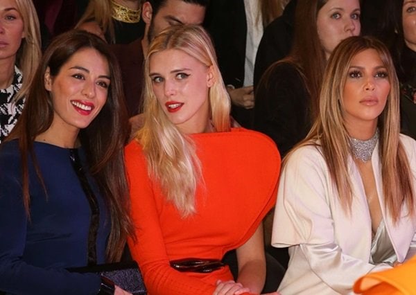Sofia Essaidi, Gaia Weiss, and Kim Kardashian bring their unique styles to the front row at the Stephane Rolland show
