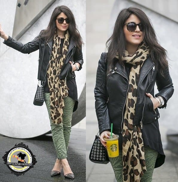 Zipy's print-on-print ensemble