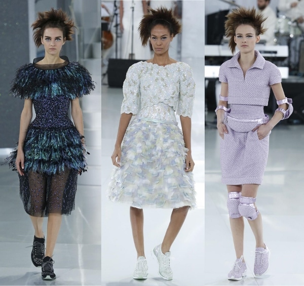 Chanel Haute Couture SS14 show in Paris, France, on January 21, 2014